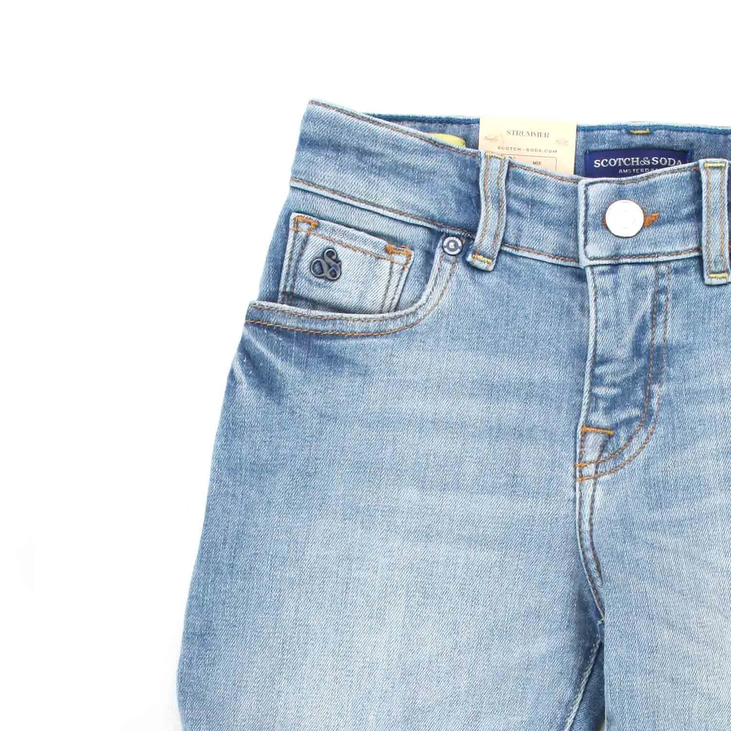 Bermuda Di Jeans Chiaro Bambino E Teen