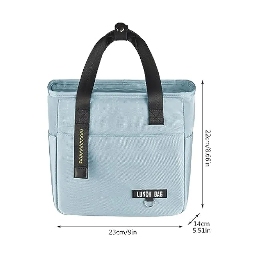 Borsa Bento portatile per la casa, refrigerata, isolata, per esterni, picnic, personale, studenti, stile semplice, ZZg812 (giall