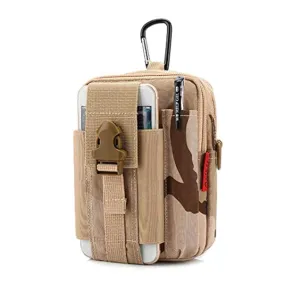 Borsa tattica Molle per sport all’aria aperta Marsupio Marsupio in vita militare iPhone Gadget Denaro EDC Pocket Custodia per il