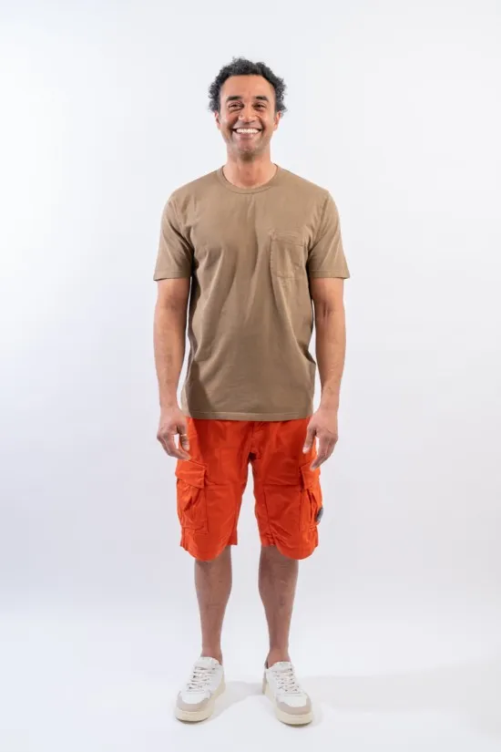 CP COMPANY JERSEY POCKET T SHIRT 14CMTS182A005431R