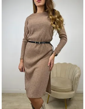 DRESS FERRARA CAMEL