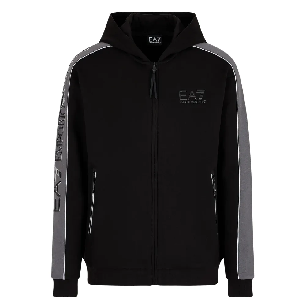 Felpa Ea7 con cappuccio e zip Athletic