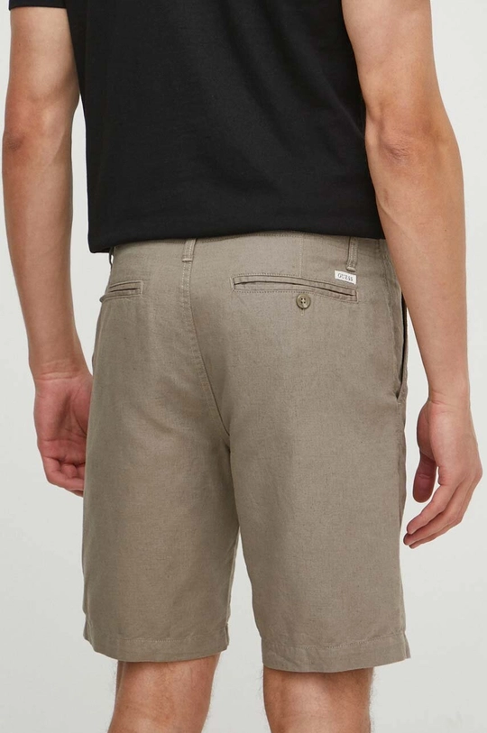 Guess pantaloncini in lino ECO LINEN