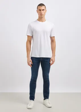 Jeans slim fit misto cotone uomo