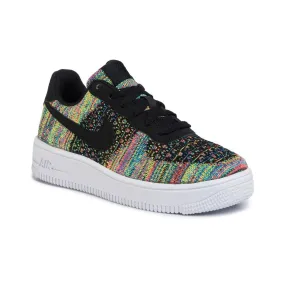 NIKE AIR FORCE 1 Flyknit 2.0 - Scarpe - Black/Black/Hyper Pink/Volt - BV0063-002