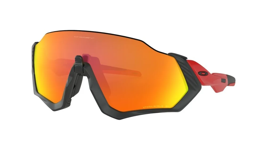 OAKLEY Flight Jacket Matte Black/Redline Prizm Polarized