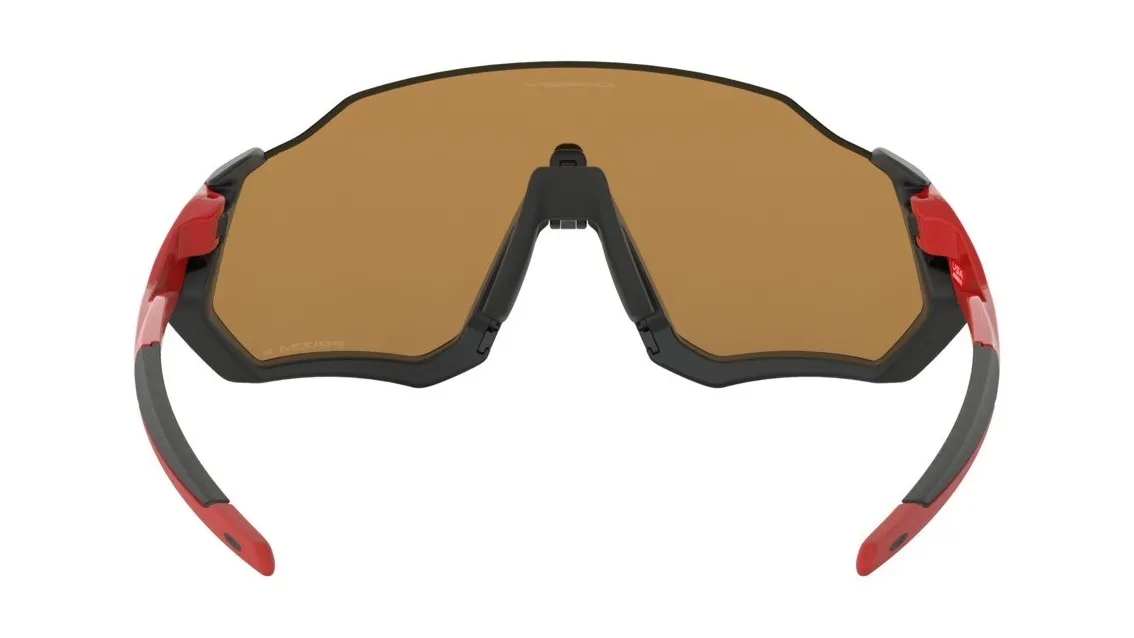 OAKLEY Flight Jacket Matte Black/Redline Prizm Polarized