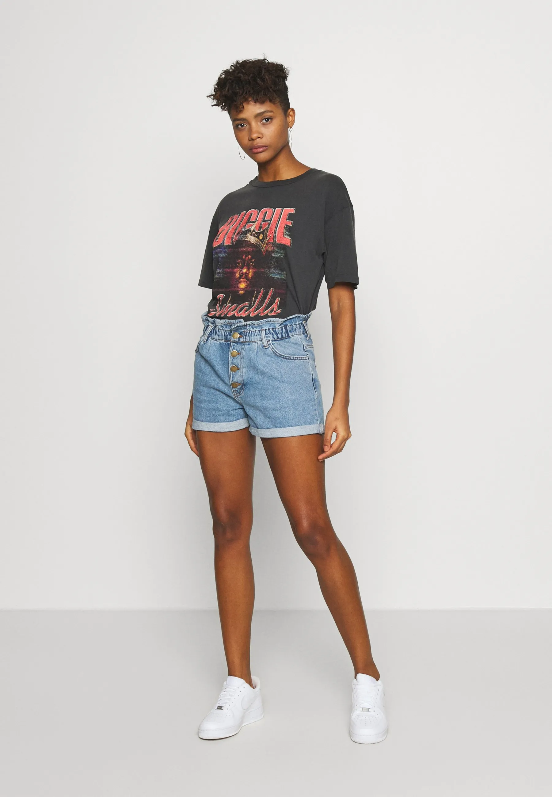 ONLCUBA LIFE PAPERBAG DNM NOOS - Shorts di jeans