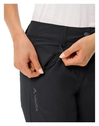 Pantaloncini da trekking Vaude Neyland da donna, nero