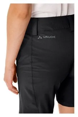 Pantaloncini da trekking Vaude Neyland da donna, nero