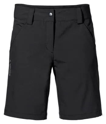 Pantaloncini da trekking Vaude Neyland da donna, nero