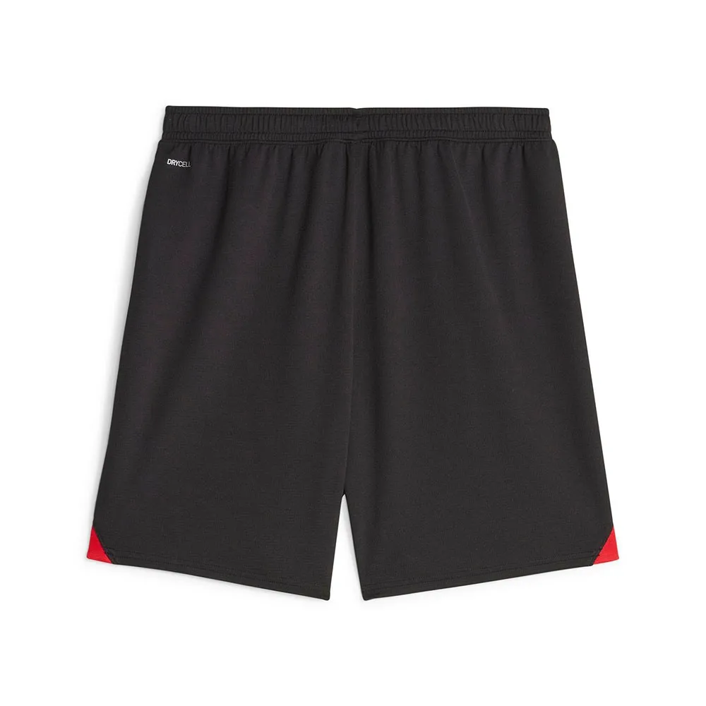 Puma Pantaloncini Calcio Ac Milan Home 23 24 Nero Rosso Uomo