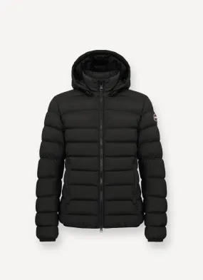 Super-matte stretch down jacket