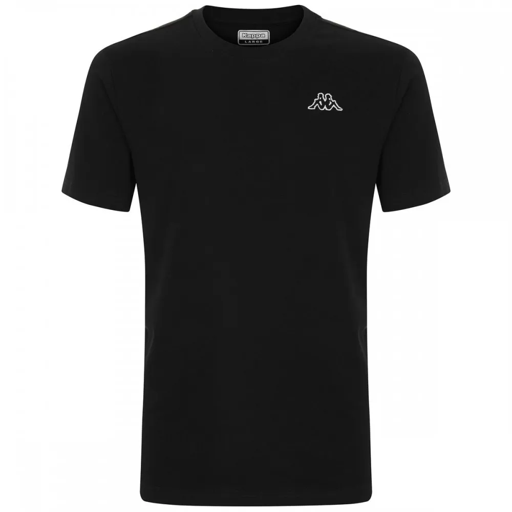 T-SHIRT KAPPA LOGO CAFERS SLIM NERO