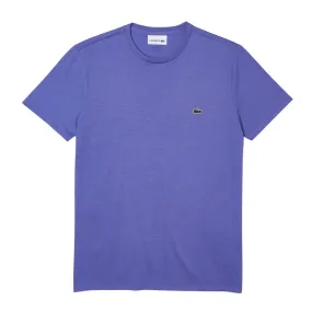 T-shirt Lacoste Girocollo Cotone Pima Viola (4PW)