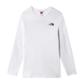 T-shirt Maniche Lunghe The North Face Easy Bianco