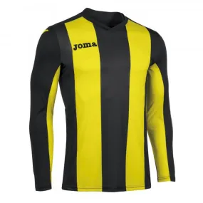 T-Shirt Pisa Black-Yellow L/S