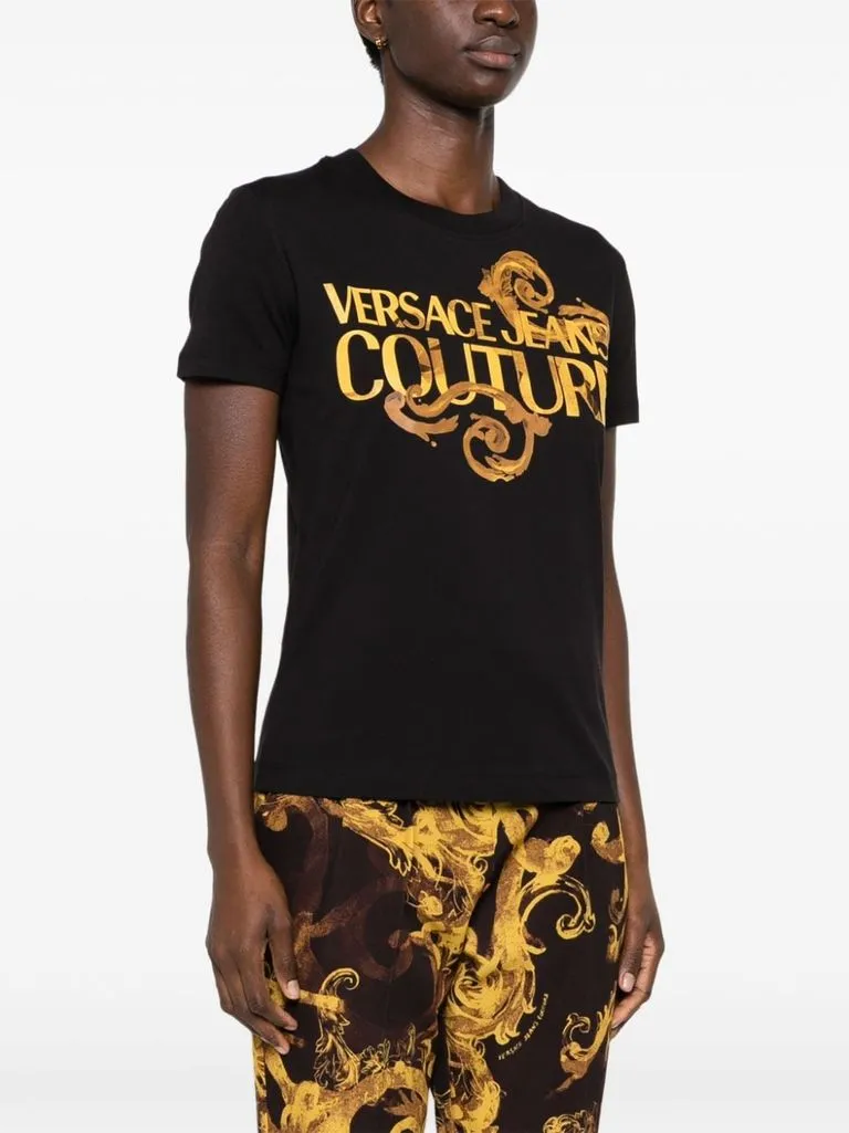 versace jeans couture T-shirt stampa Barocco