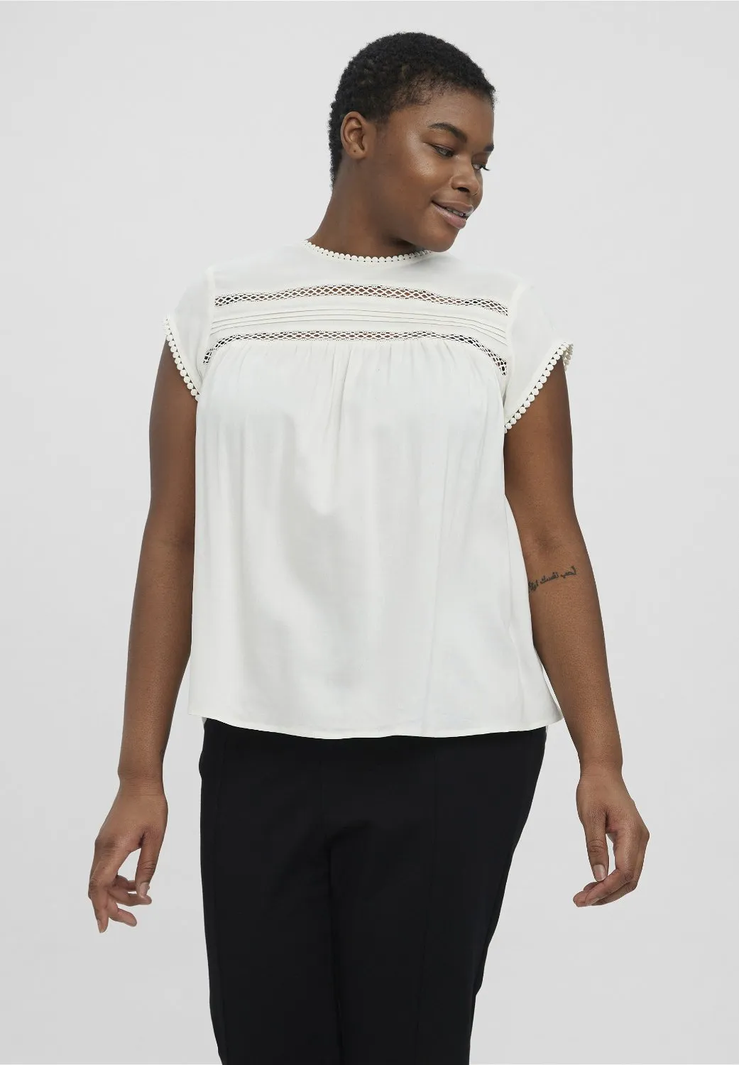 VMDEBBIE PLEAT - T-shirt con stampa